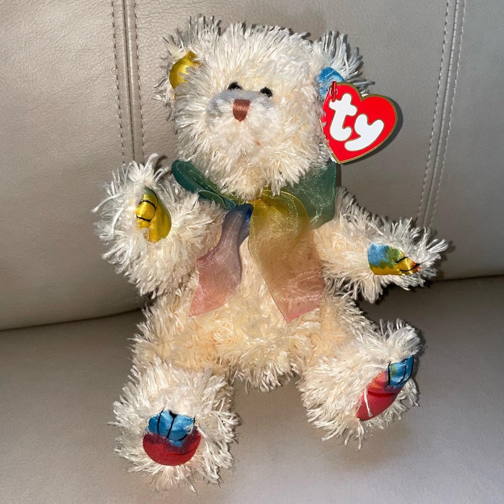 TY “The Attic Treasures Collection” Carmella Plush Bear - Cream
